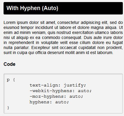 图 3.利用 hyphens 实现两端对齐