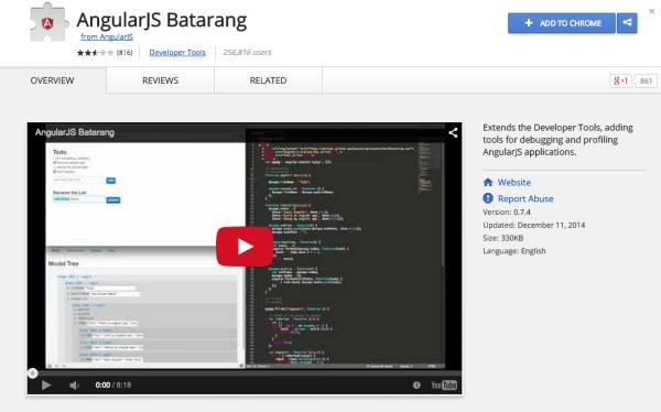 AngularJS-Batarang