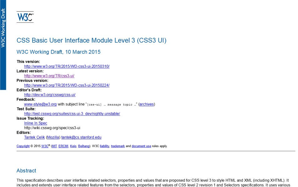 CSS-Basic-User-Interface-Module-Level-3